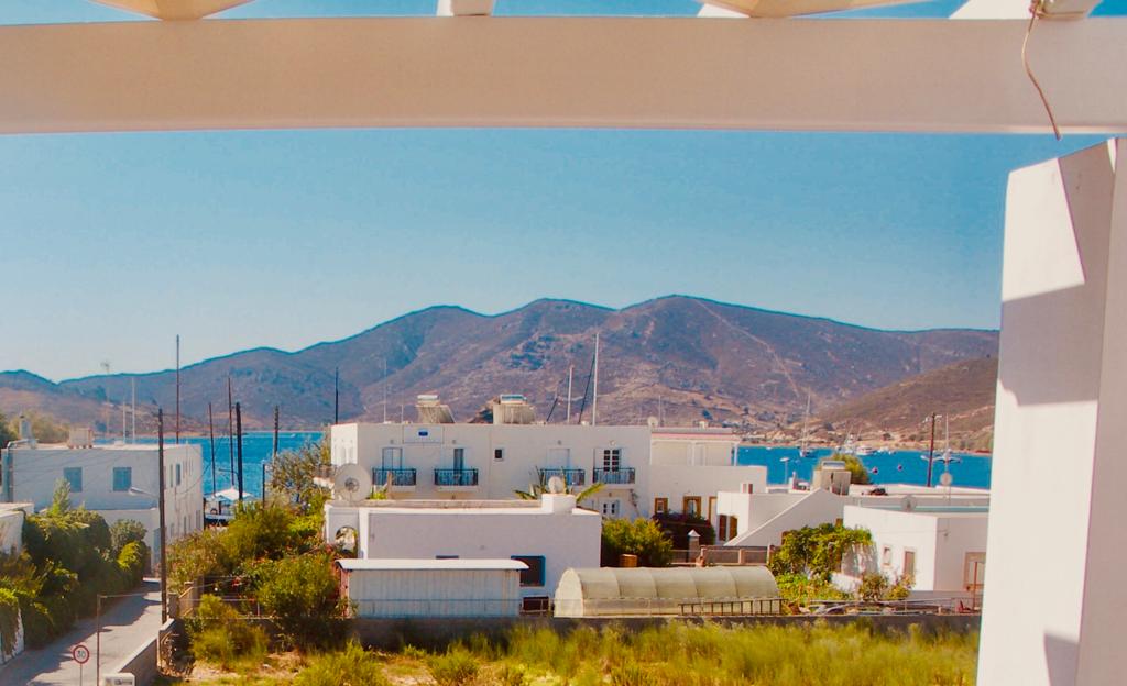 Villa Rosa - View to the sea and the bay of Grikos from the terrace on 1st floor